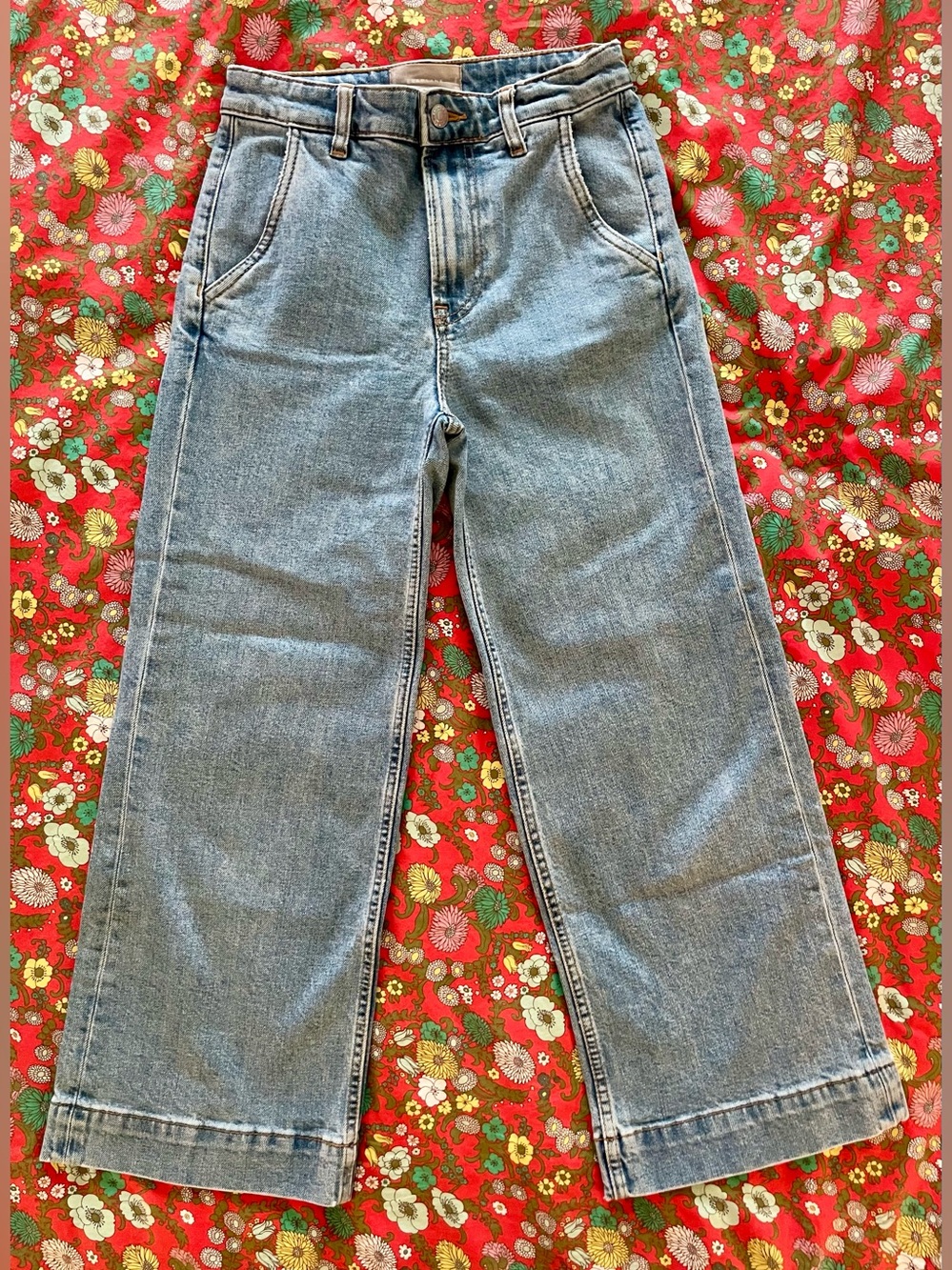 Everlane Light Blue Wide-Leg Denim Jeans
